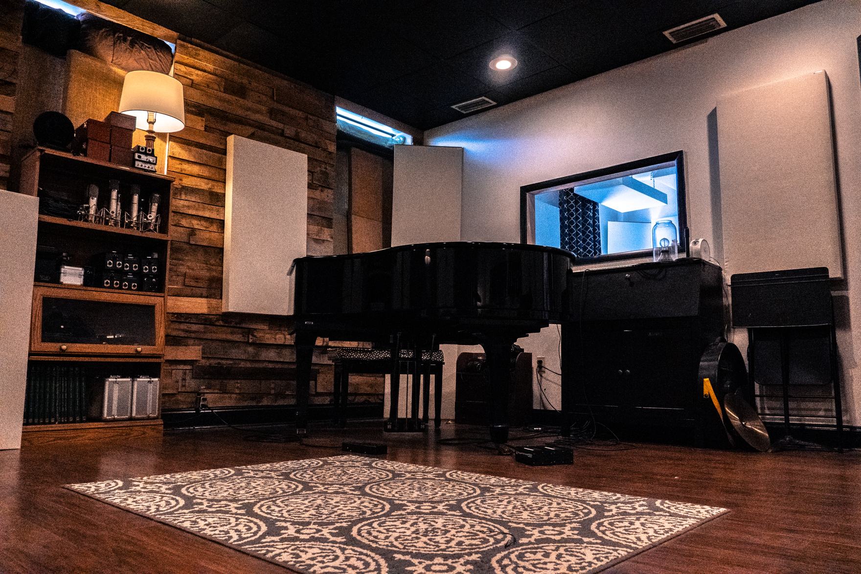 The live tracking room at Sound House Studios