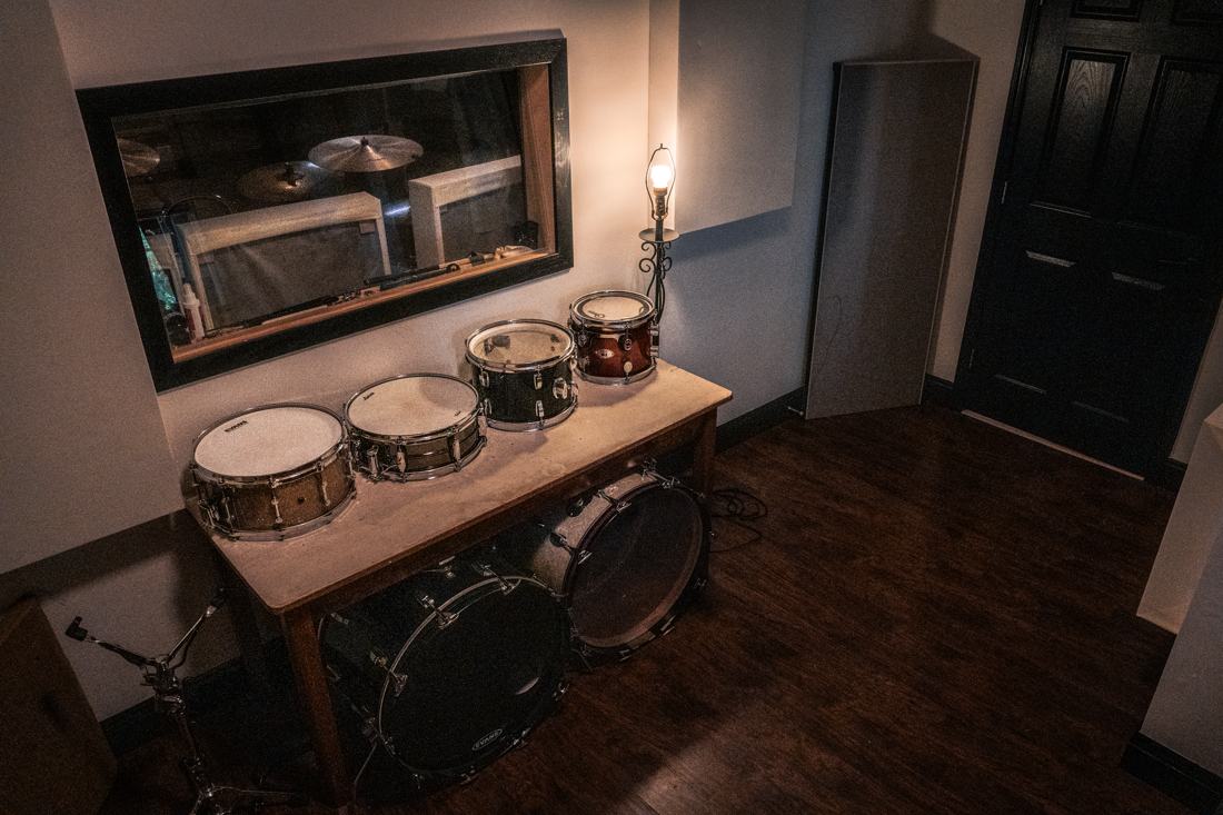 Drum collection and mirror